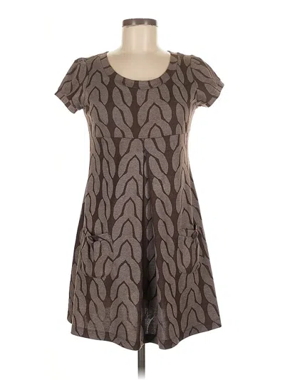Pre-owned En Focus Studio Casual Skirt In Brown