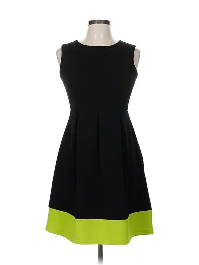 Pre-owned En Focus Studio Cocktail Dress In Black