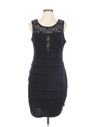 Pre-owned En Focus Studio Cocktail Dress In Black