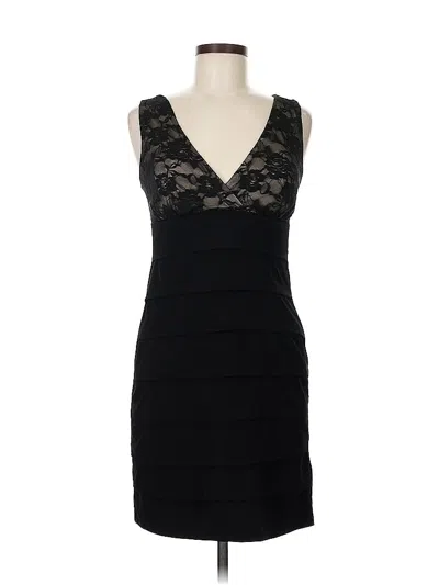 Pre-owned En Focus Studio Cocktail Dress In Black