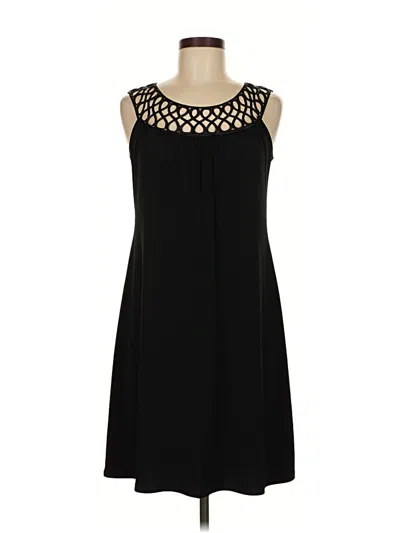 Pre-owned En Focus Studio Cocktail Dress In Black