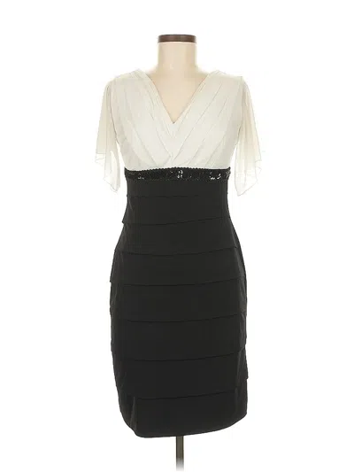 Pre-owned En Focus Studio Cocktail Dress In Black