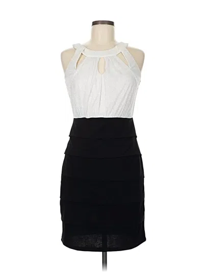 Pre-owned En Focus Studio Cocktail Dress In Black