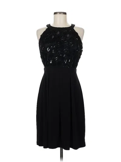Pre-owned En Focus Studio Cocktail Dress In Black