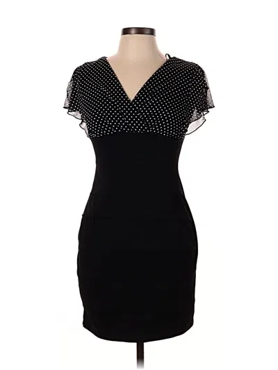 Pre-owned En Focus Studio Cocktail Dress In Black