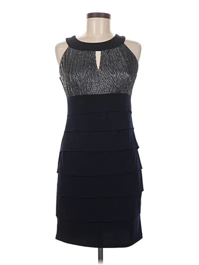 Pre-owned En Focus Studio Cocktail Dress In Black