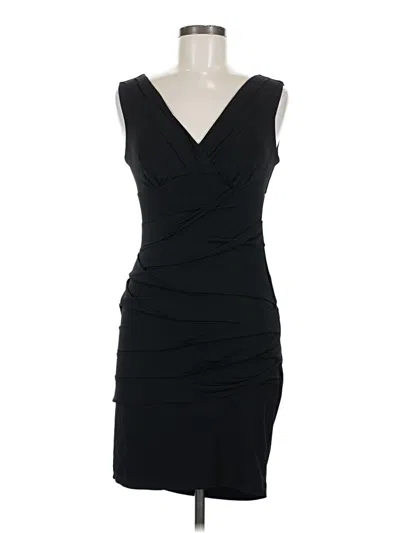 Pre-owned En Focus Studio Cocktail Dress In Black