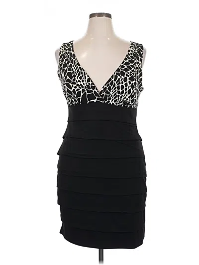 Pre-owned En Focus Studio Cocktail Dress In Black