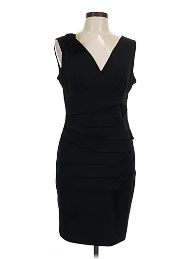 Pre-owned En Focus Studio Cocktail Dress In Black