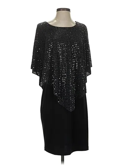 Pre-owned En Focus Studio Cocktail Dress In Black