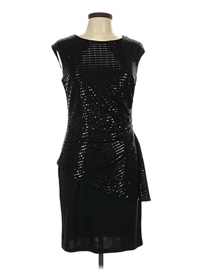 Pre-owned En Focus Studio Cocktail Dress In Black