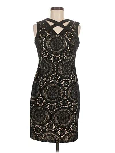 Pre-owned En Focus Studio Cocktail Dress In Black