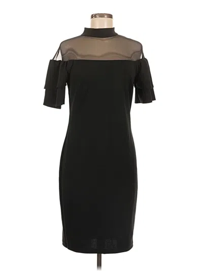Pre-owned En Focus Studio Cocktail Dress In Black