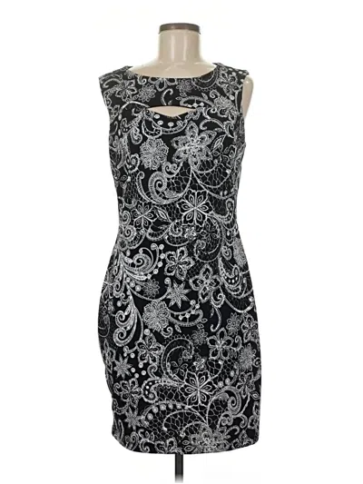 Pre-owned En Focus Studio Cocktail Dress In Black
