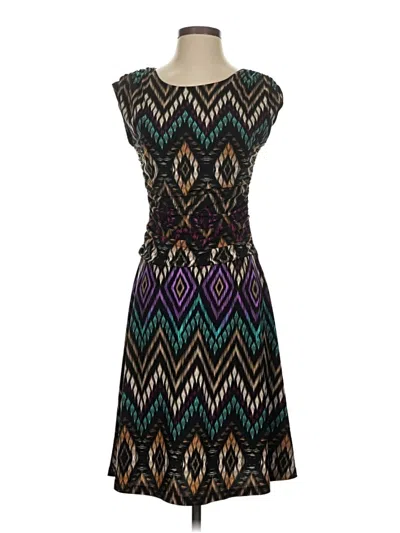 Pre-owned En Focus Studio Cocktail Dress In Black