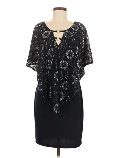 Pre-owned En Focus Studio Cocktail Dress In Black