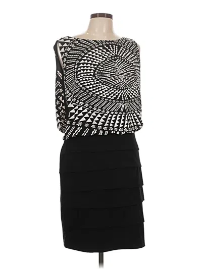 Pre-owned En Focus Studio Cocktail Dress In Black