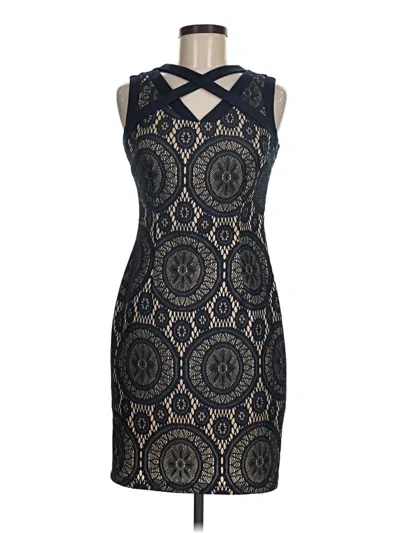 Pre-owned En Focus Studio Cocktail Dress In Black