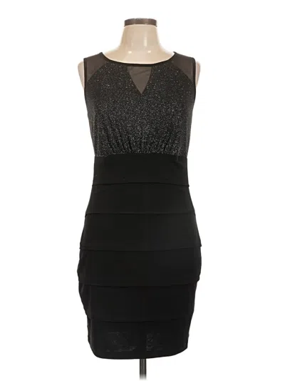 Pre-owned En Focus Studio Cocktail Dress In Black