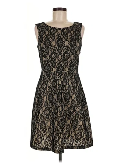 Pre-owned En Focus Studio Cocktail Dress In Black