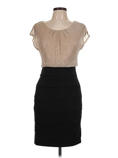Pre-owned En Focus Studio Cocktail Dress In Black