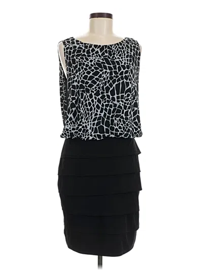 Pre-owned En Focus Studio Cocktail Dress In Black