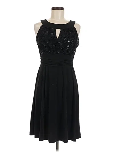 Pre-owned En Focus Studio Cocktail Dress In Black