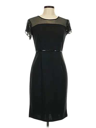 Pre-owned En Focus Studio Cocktail Dress In Black