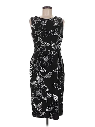 Pre-owned En Focus Studio Cocktail Dress In Black