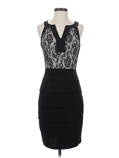 Pre-owned En Focus Studio Cocktail Dress In Black
