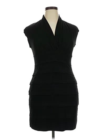 Pre-owned En Focus Studio Cocktail Dress In Black