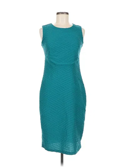 Pre-owned En Focus Studio Cocktail Dress In Blue