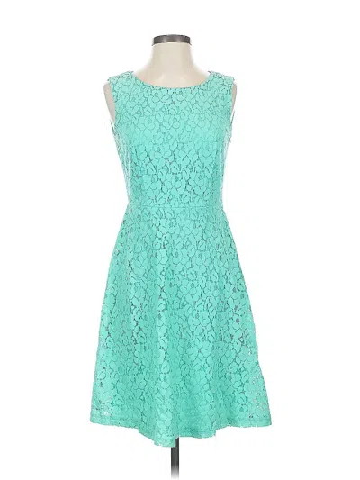 Pre-owned En Focus Studio Cocktail Dress In Blue