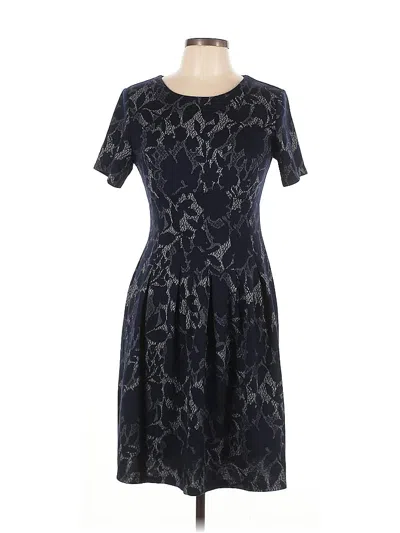 Pre-owned En Focus Studio Cocktail Dress In Blue