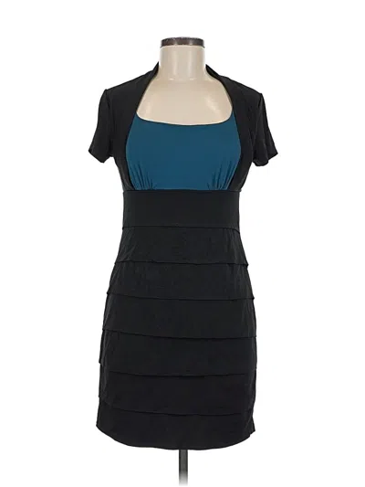Pre-owned En Focus Studio Cocktail Dress In Blue