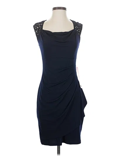 Pre-owned En Focus Studio Cocktail Dress In Blue