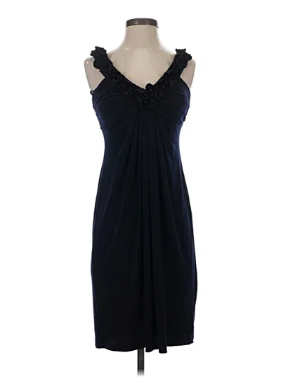 Pre-owned En Focus Studio Cocktail Dress In Blue