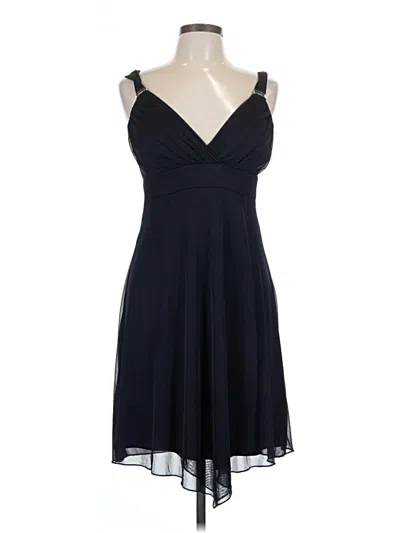 Pre-owned En Focus Studio Cocktail Dress In Blue