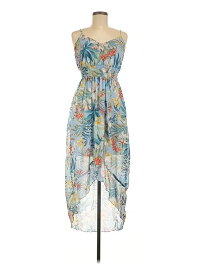 Pre-owned En Focus Studio Cocktail Dress In Blue