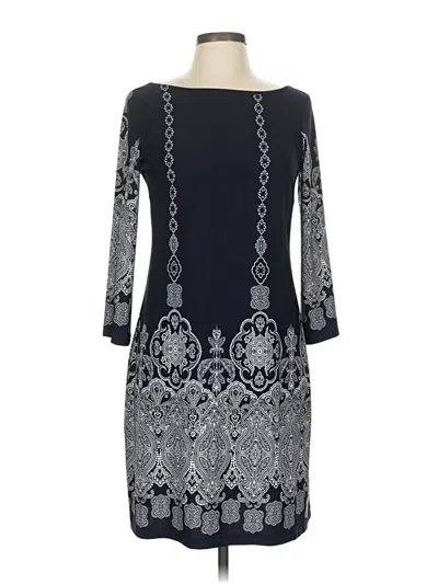 Pre-owned En Focus Studio Cocktail Dress In Gray