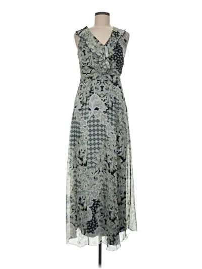 Pre-owned En Focus Studio Cocktail Dress In Gray