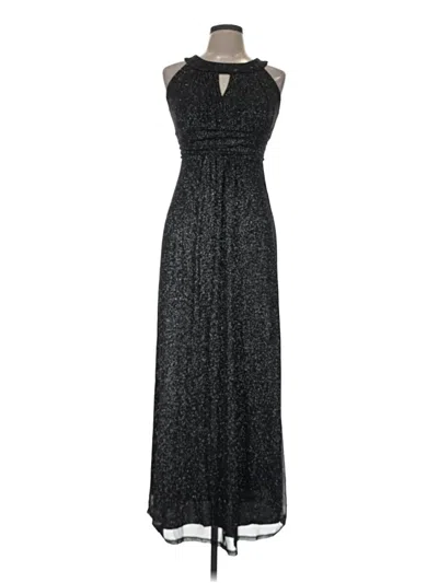 Pre-owned En Focus Studio Cocktail Dress In Gray