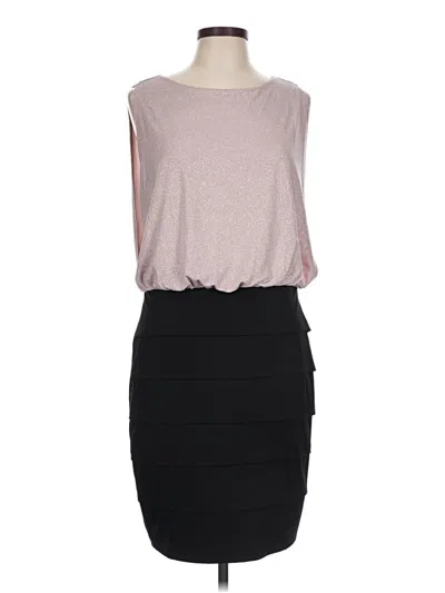 Pre-owned En Focus Studio Cocktail Dress In Gray