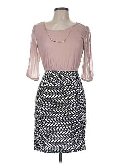 Pre-owned En Focus Studio Cocktail Dress In Gray