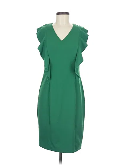 Pre-owned En Focus Studio Cocktail Dress In Green
