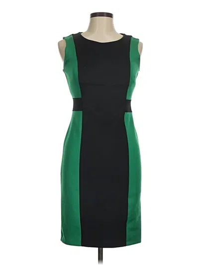 Pre-owned En Focus Studio Cocktail Dress In Green