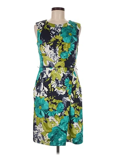 Pre-owned En Focus Studio Cocktail Dress In Green