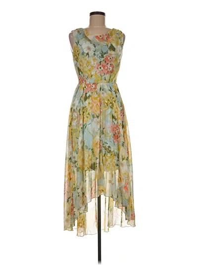 Pre-owned En Focus Studio Cocktail Dress In Green