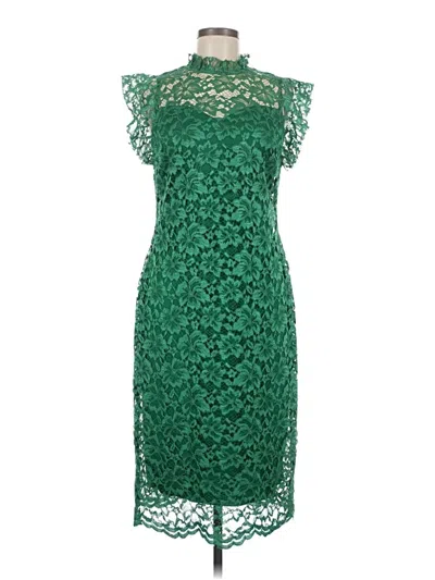 Pre-owned En Focus Studio Cocktail Dress In Green