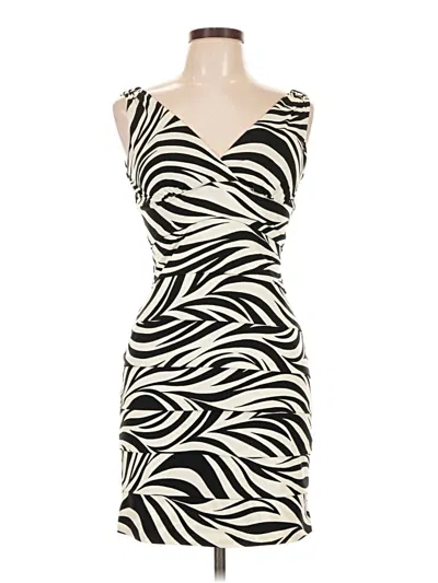 Pre-owned En Focus Studio Cocktail Dress In Ivory